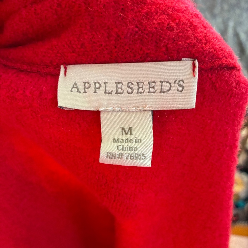 Appleseed's Red Boiled Wool Jacket - Picture 6 of 10